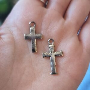 VTG Sterling Silver Cross Charms